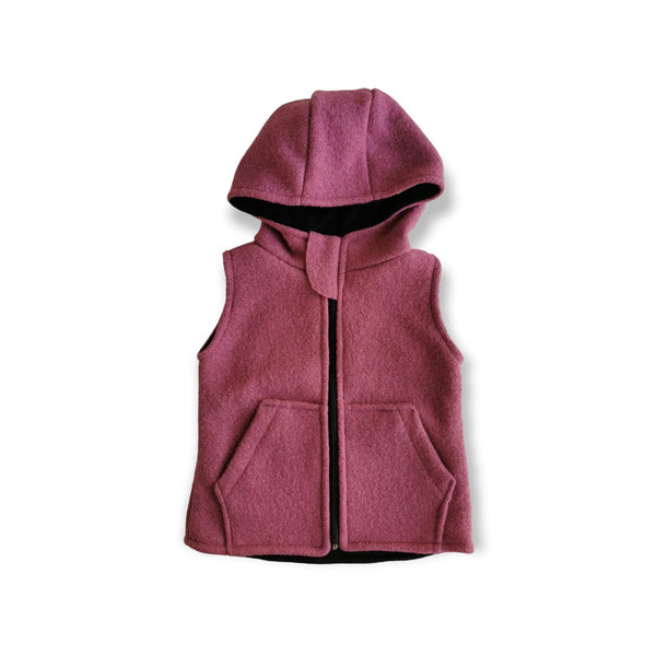 Vesta din lana, Mauve