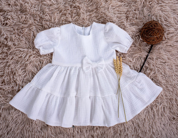 Rochie alba din muselina, Dora