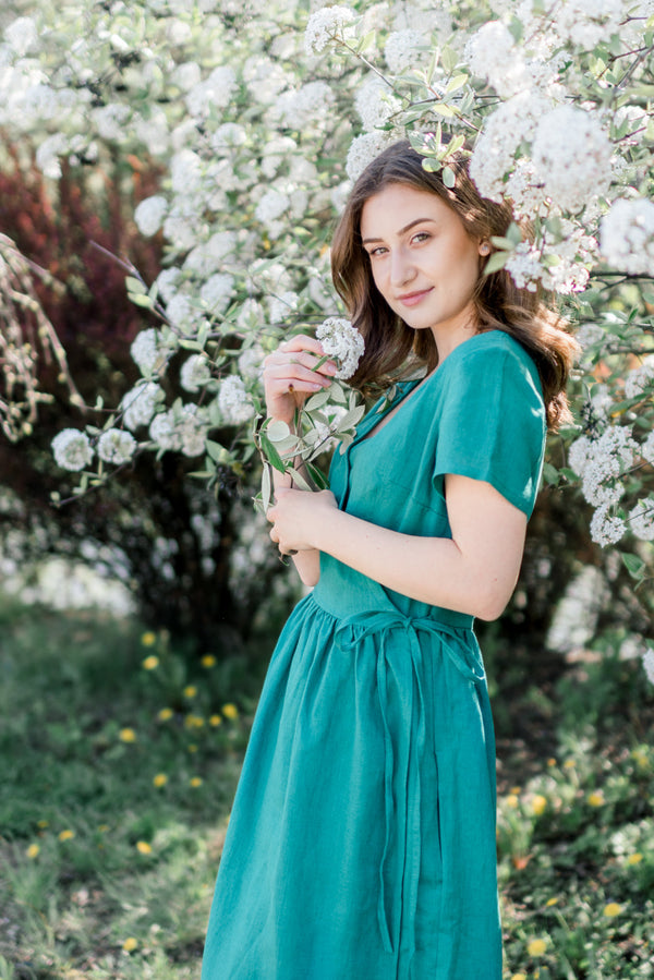Rochie petrecuta din in prespalat, Vivienne