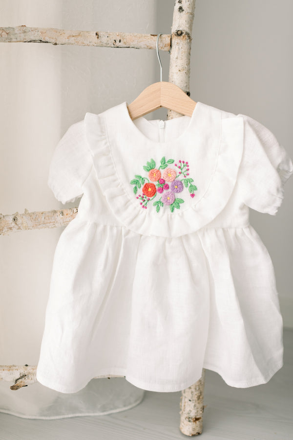 Rochie din in prespalat, Spring