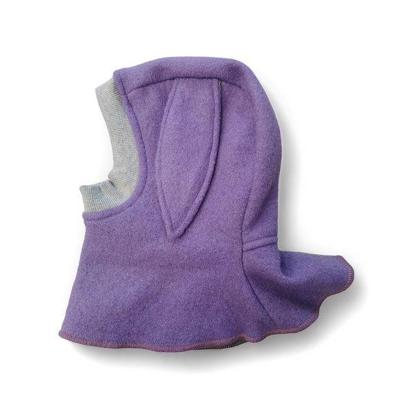 Cagula dublata din lana fiarta, Bunny, Lila