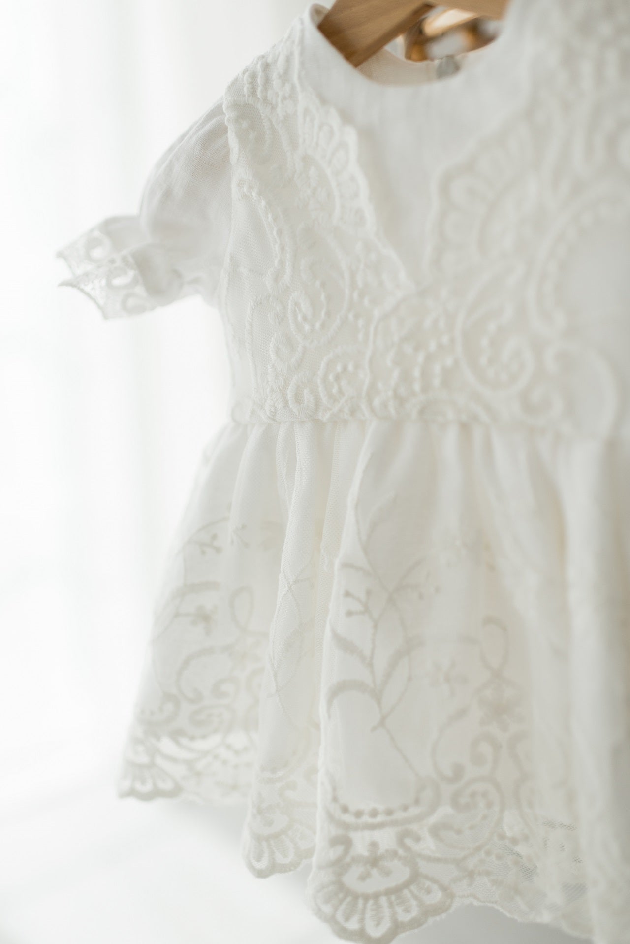 Rochie din in cu dantela, Eileen