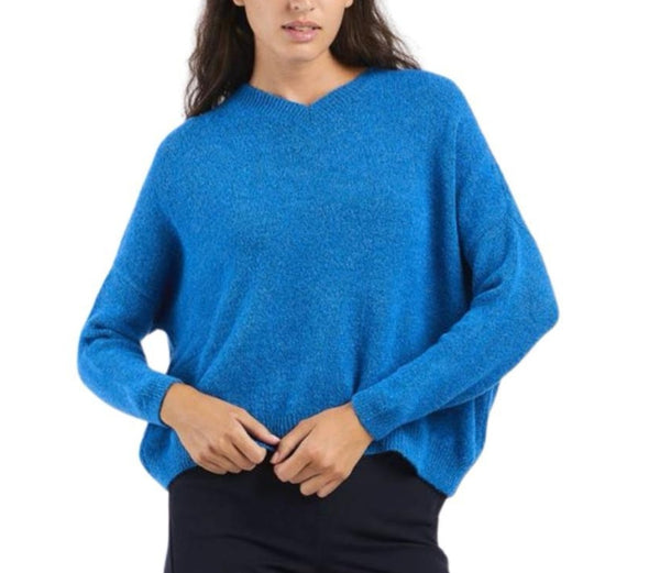 Pulover din lana pentru femei, Royal Blue