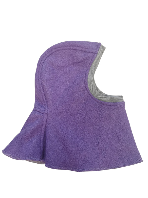 Cagula dublata din lana fiarta, Lila