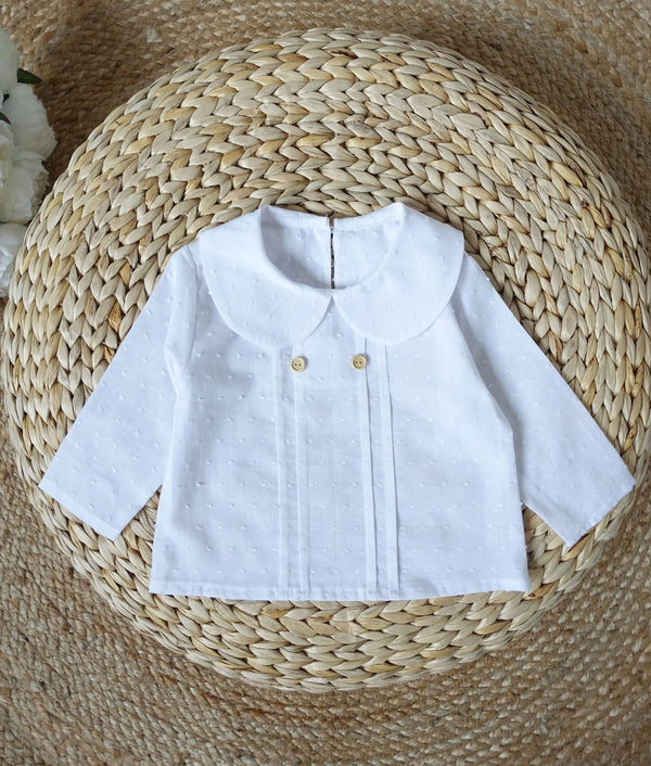 Bluza cu guler si picouri, Albert