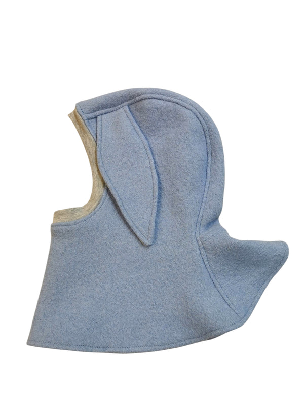 Cagula dublata din lana fiarta, Bunny, Light Blue