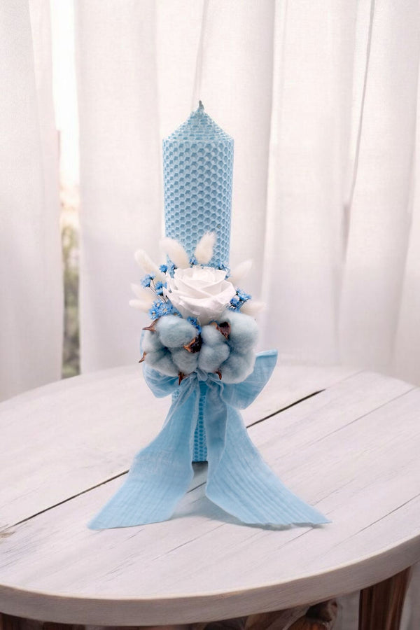 Lumanare pentru botez, Blue