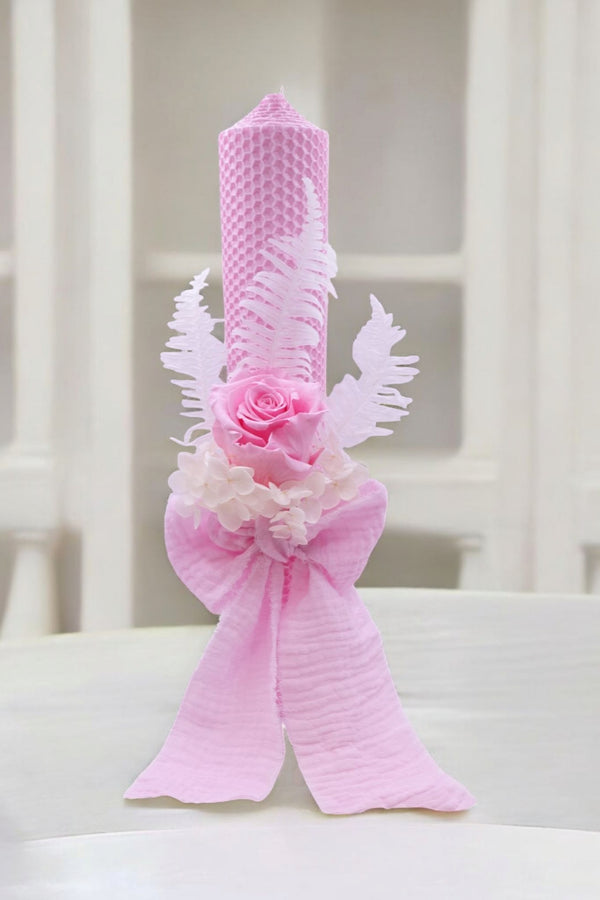 Lumanare pentru botez, Baby Pink