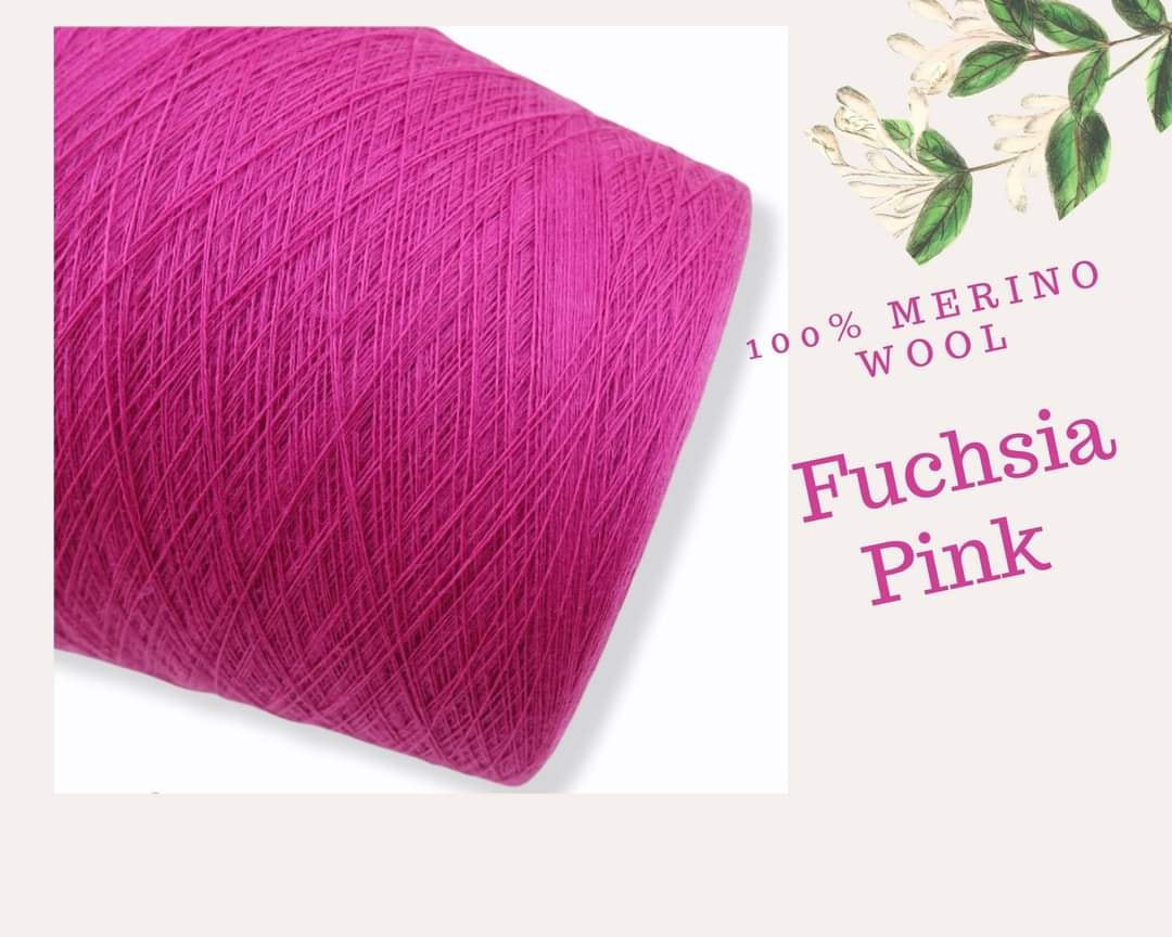 Fusta fetite, 100% lana merinos, Fuchsia Pink