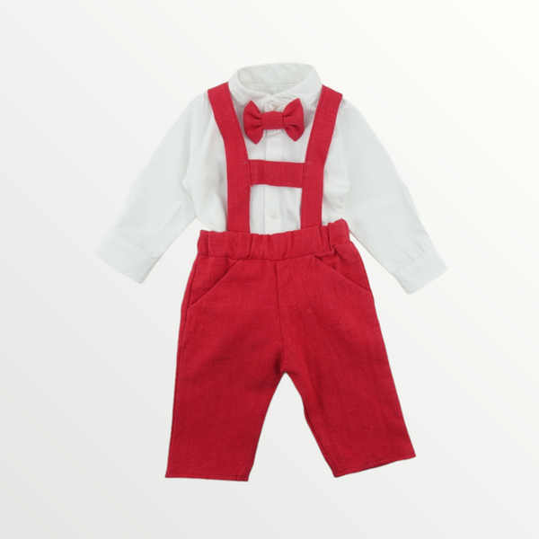 Costum pentru botez Simon, Red