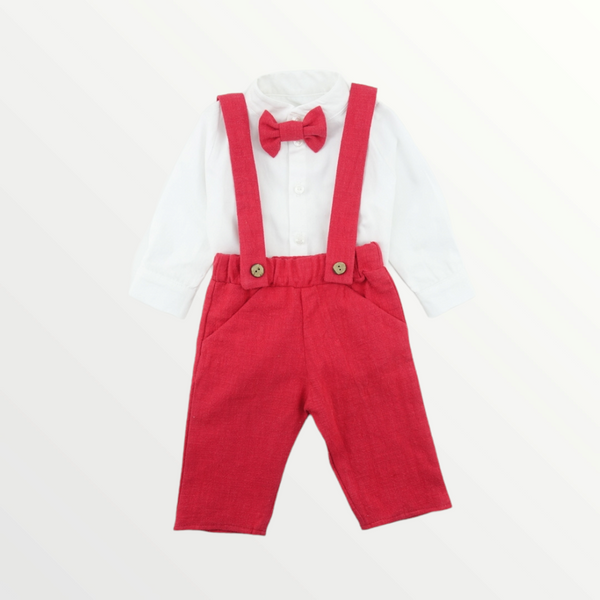 Costum pentru Botez Carol, Red