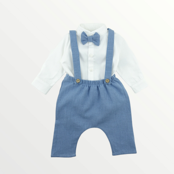 Costum pentru botez Matei, Blue