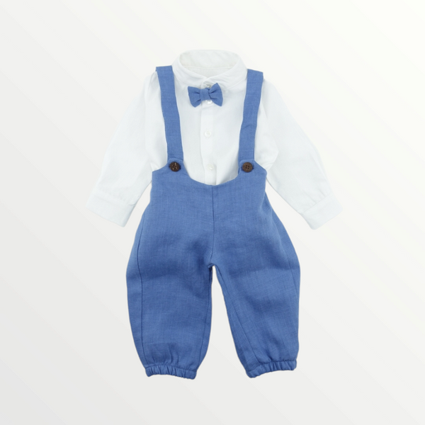Costum pentru botez Oscar, Baby Blue