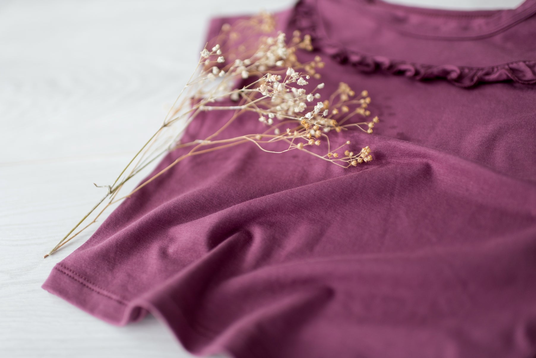 Tricou din bambus, Purple