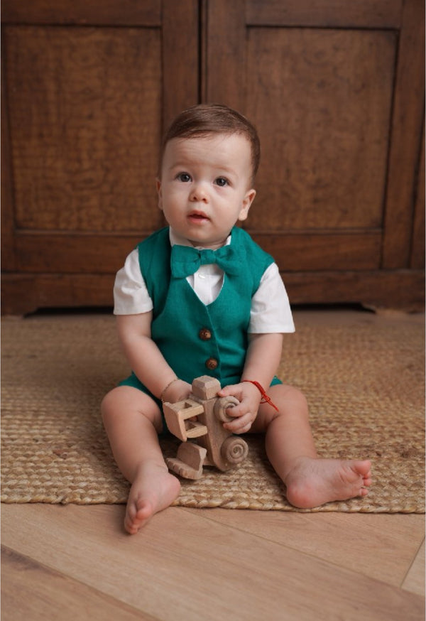 Costum pentru Botez, Oscar, Emerald Green